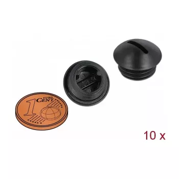 Tappo per tubi DeLOCK 60229 nero nylon