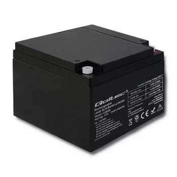 Batteria AGM Qoltec 53036 | 12V | 24Ah | max 360A