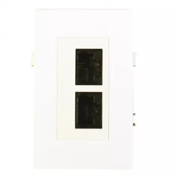 UTP Cat6 2x modulo LSA Garbot BN4900-DUAL bianco