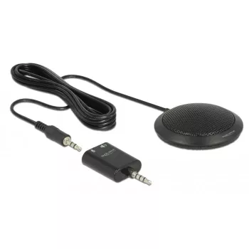 Microfono da tavolo DeLOCK 65873 nero
