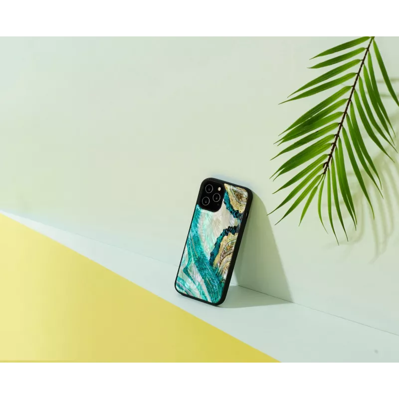 Custodia iKins per Apple iPhone 12 Pro Max – design aqua agate