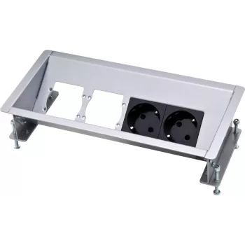 Outlet Box Type F Kindermann 5301170000 nero argento