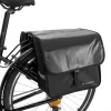 Borsa da bici Wozinsky doppia borsa portapacchi 28 L nero WBB34BK