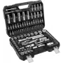 Set di chiavi a bussola YATO YT-38791 — 108 pezzi, attacco 1/2 inch, include cricchetto, valigetta nera