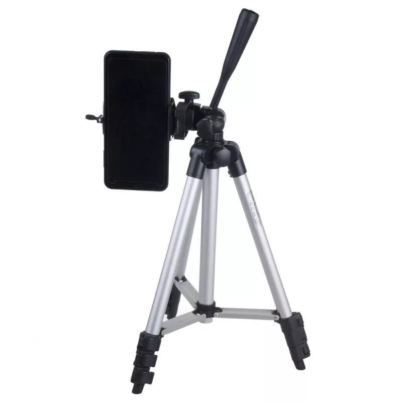 Treppiede MACLEAN MC-164 regolabile in altezza leggero per fotocamere e smartphone