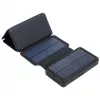 PowerNeed ES20000B pannello solare pieghevole con power bank, 9 W, 20000 mAh, Li-Poly, 2x USB 2 A, nero
