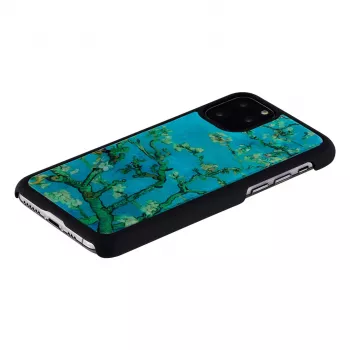 Custodia per smartphone iKins per iPhone 11 Pro – mandorlo in fiore nero, custodia protettiva