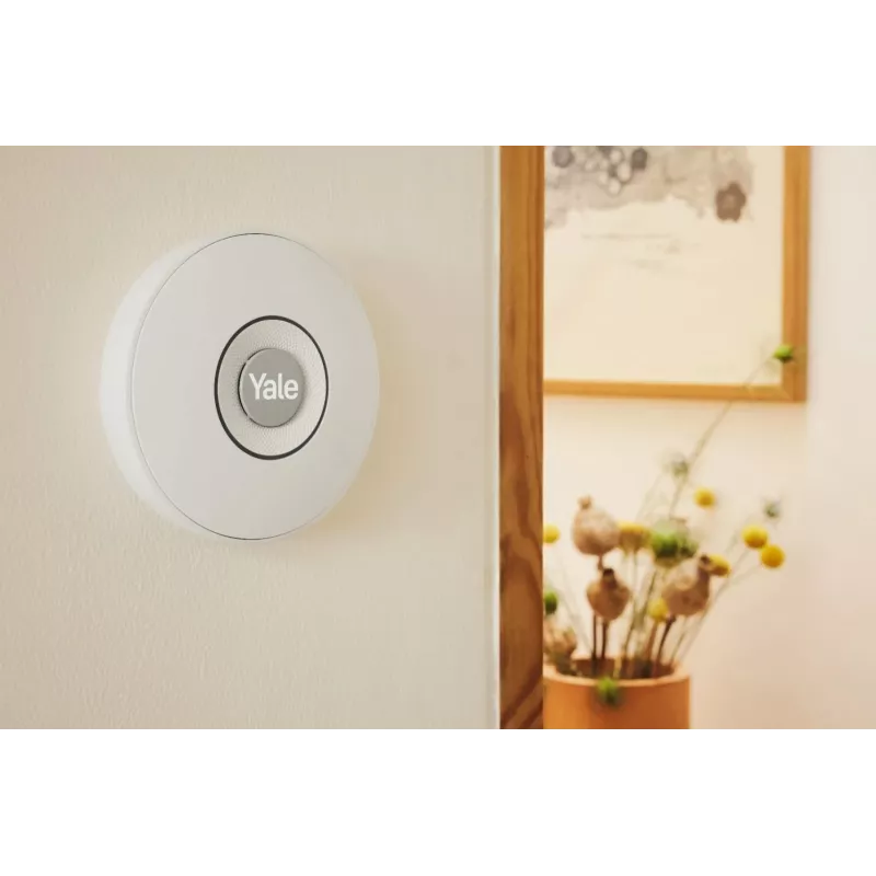 Yale sirena per interni wireless grigio, bianco