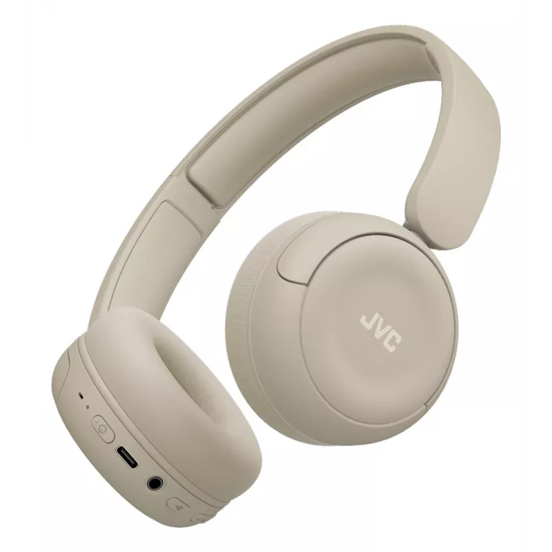 Cuffie JVC HA-S59W con filo e wireless fascia musica/quotidiano USB Type-C Bluetooth beige
