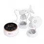 Tiralatte elettrico doppio neno Bella Twin Moon – wireless, bifase, LCD, biberon da 150 ml, madreperla