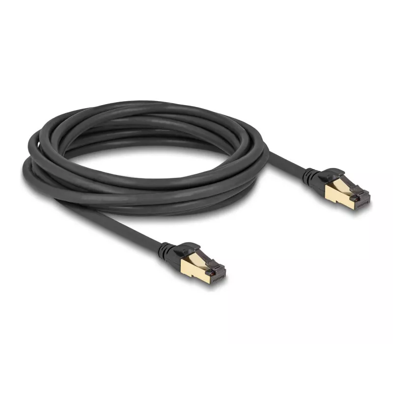 Cavo di rete DeLOCK RJ45 Cat.6A connettore maschio a connettore maschio S/FTP 5m nero