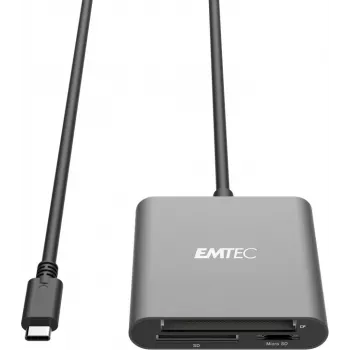 Lettore di schede Emtec ECCAREADT610C USB 3.1 grigio