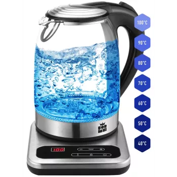 Bollitore elettrico Forme FKG-1017 1,7 l 2200 W nero