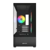 Sharkoon MK6 RGB Micro-ATX case per PC, nero, vetro temprato