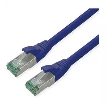 ROLINE Patch cable RM Cat.6A S/FTP (PiMF), blu, 0,5 m