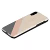 Custodia per smartphone man and wood per iPhone XR – abito rosa con dettagli neri