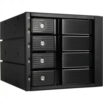 Case esterno SilverStone SST-FS304-12G 3,5 pollici, 4-Bay – nero