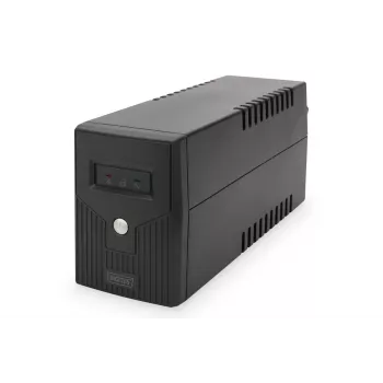 UPS DIGITUS DN-170063-B Line-Interactive 600 VA / 360 W, AVR, LCD, 2 uscite Type-F, batteria 7 Ah