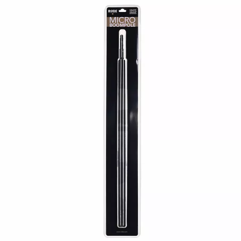 RØDE Micro Boompole – asta microfonica telescopica leggera, lunghezza 844 mm, peso 396 g, altezza da chiusa compatta 33 mm