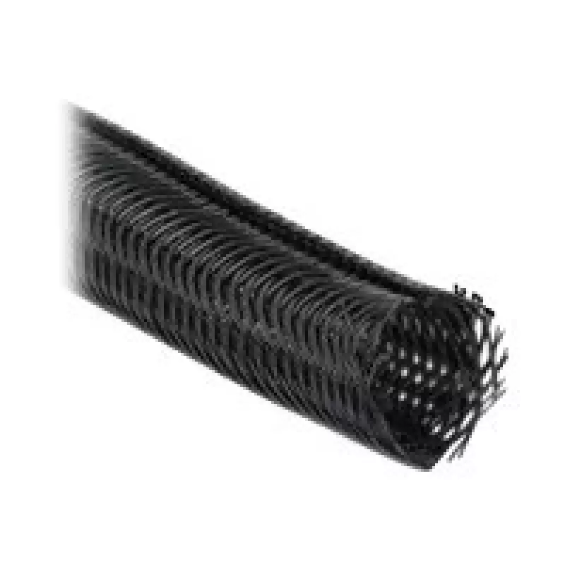 Guaina intrecciata DeLOCK 19046 10 m x 19 mm nero