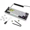 Sharkoon SGK50 S4 tastiera Home USB QWERTZ tedesco bianco RGB LED 60%