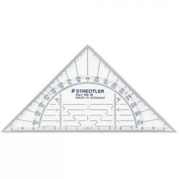 Squadra Staedtler Mars 568 38, 16 cm, infrangibile