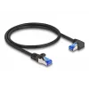 Cavo di rete DeLOCK RJ45 Cat.6A S/FTP 0,5 m nero