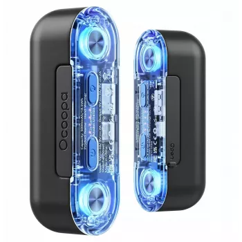 Termoventilatore elettrico portatile Ocoopa UT4103 — scaldamanos ricaricabile, 4 livelli di calore, 10000 mAh, alluminio, blu
