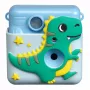 Denver KPC-1363BU Fotocamera istantanea per bambini Dino con stampante termica, 20 MP, blu