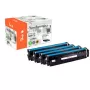 Peach 112204 cartuccia toner 4 pz. compatibile nero, ciano, magenta, giallo