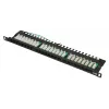 Patch panel Extralink CAT6 UTP 0.5U 24 porte
