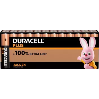 Duracell BATT.PLUS AAA, confezione da 24 batteria monouso alcalina