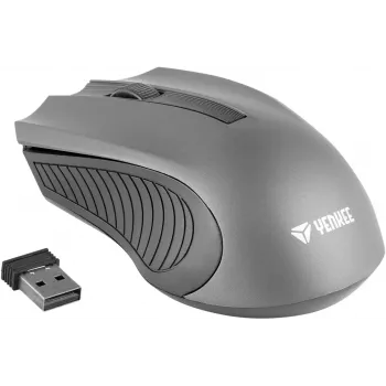 Mouse wireless simmetrico 2,4 GHz, 3 tasti, portata 10 m