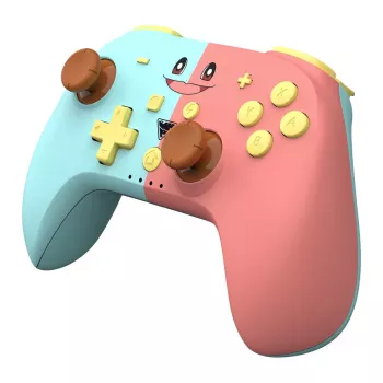 Dragonshock controller Poptop wireless Cubes rosa blu Switch