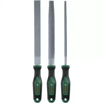 Bosch set raspe per legno, 3 pezzi, lima
