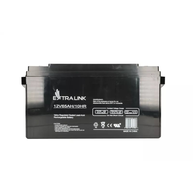 Batteria al piombo-acido sigillata Extralink Akkumulator AGM 12V 65Ah, VRLA, nero, 1 pezzo