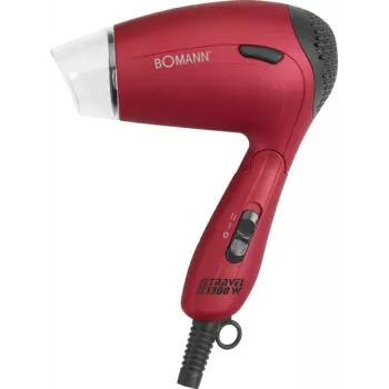 Bomann HTD 8005 CB Asciugacapelli, 1300 W, 110-230 V, rosso