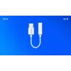 Adattatore audio USB Type 3.1 C (M) – Jack 3.5mm (F) bianco SAVIO AK-51