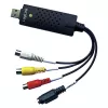 Acquisitore video USB 2.0 LogiLink. USB A maschio verso 3xCinch + MiniDIN5 femmina. nero