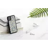 Custodia per cellulare man and wood per iPhone 11 — triangolo blu su nero, guscio rigido protettivo