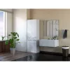 Topeshop NEL 1K DD armadietto bagno in bianco lucido