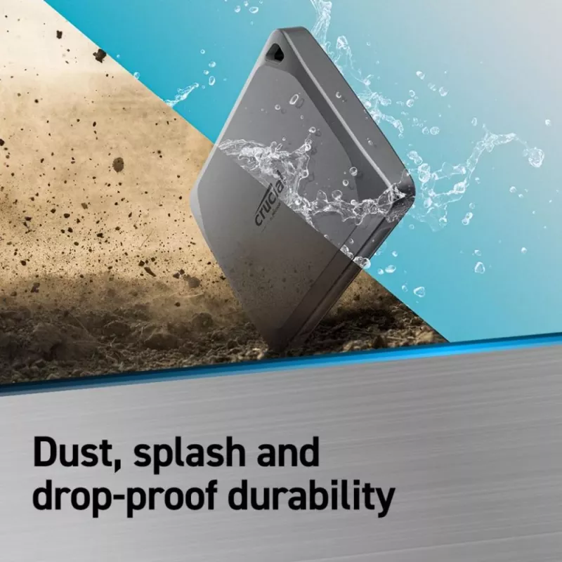 Crucial X9 Pro 4TB SSD portatile esterno USB 3.2 Gen2 Type-C