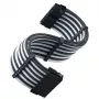 Cavo di prolunga ATX SILVERSTONE SST-PP07E-MBBW 30 cm nero/bianco