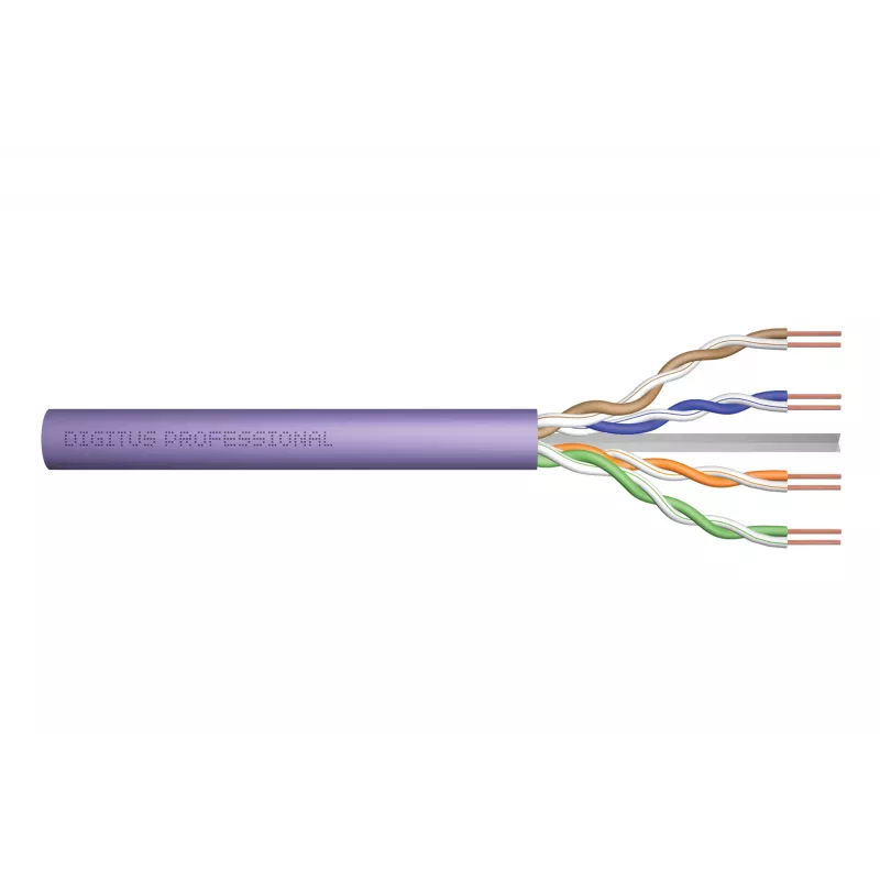 DIGITUS - Cavo in bobina - 100,0 m - UTP - CAT 6 - Viola (DK-1613-VH.1)
