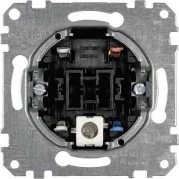 Interruttore a bilanciere Merten MEG3106-0000 — 1P, metallico, 250 V AC, 10 A