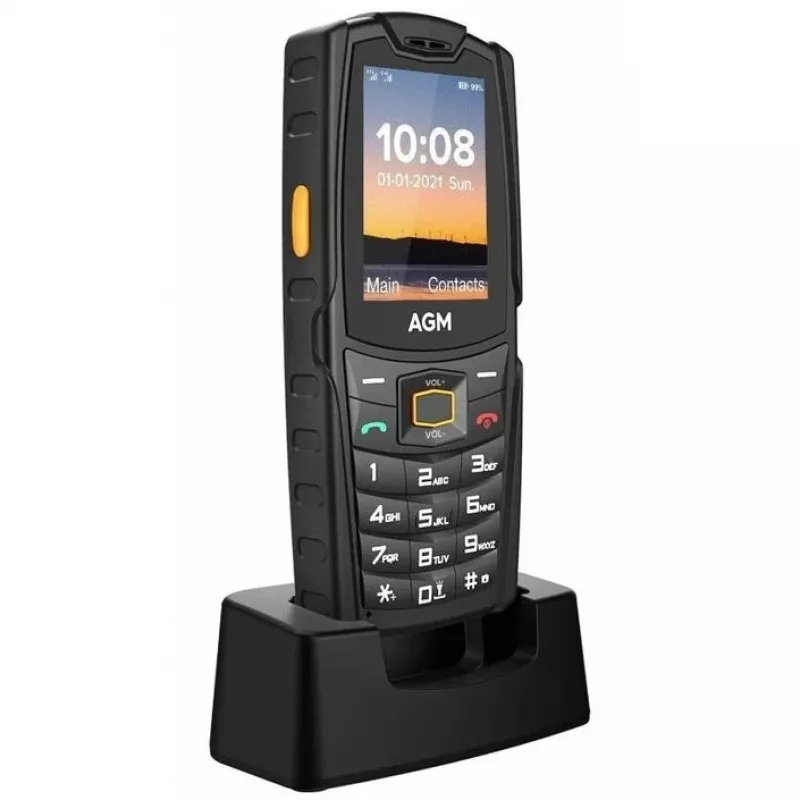 AGM M6 4G telefono rugged outdoor con tasti (formato bar), IP68/IP69K, MIL-STD-810H, senza alimentatore