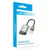 Vention scheda audio esterna USB 0,15M grigio metallo tipo