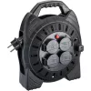 Avvolgicavo Hazet 161N-3D, 10,00 m cavo, nero, prolunga elettrica portatile