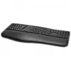 Kensington ProFit Ergo Tastiera wireless FR, Full-Size (100%), con filo e wireless, RF Wireless + USB, AZERTY, nero