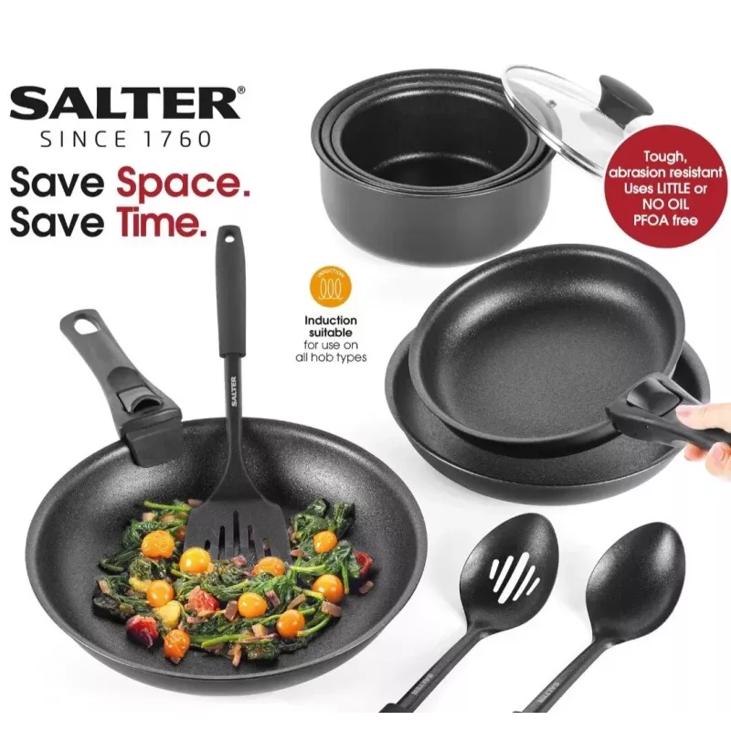 Set di utensili da cucina Salter BW12055IS 14 pezzi utensili da cucina in acciaio inox